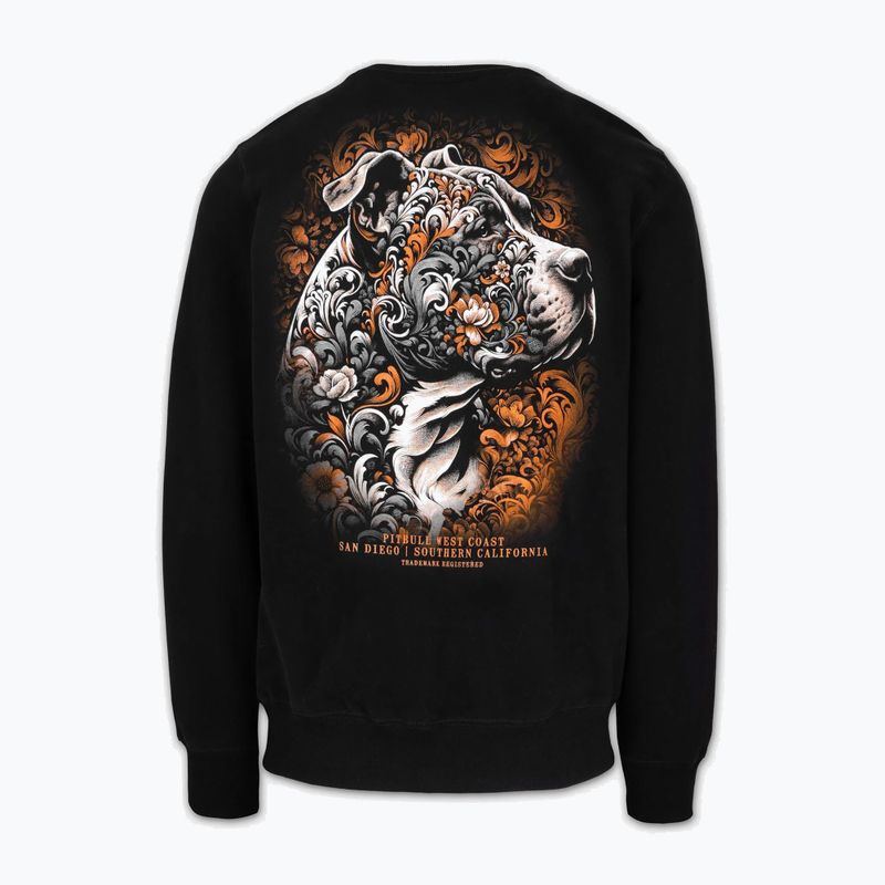Bluza męska Pitbull Crewneck Tattoo black 2