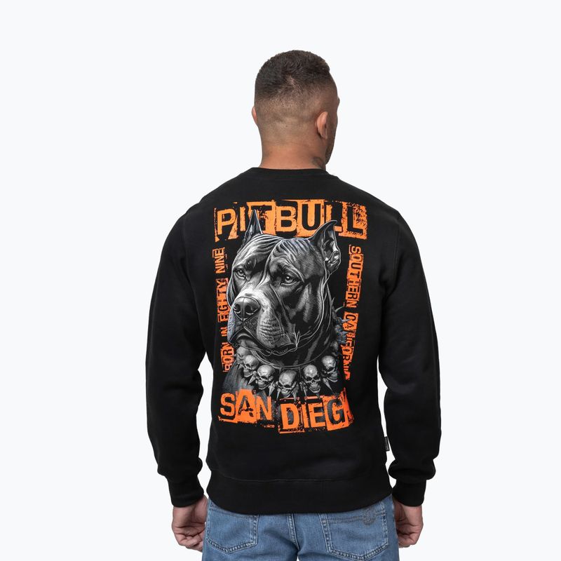 Bluza męska Pitbull Crewneck Blacky black 3