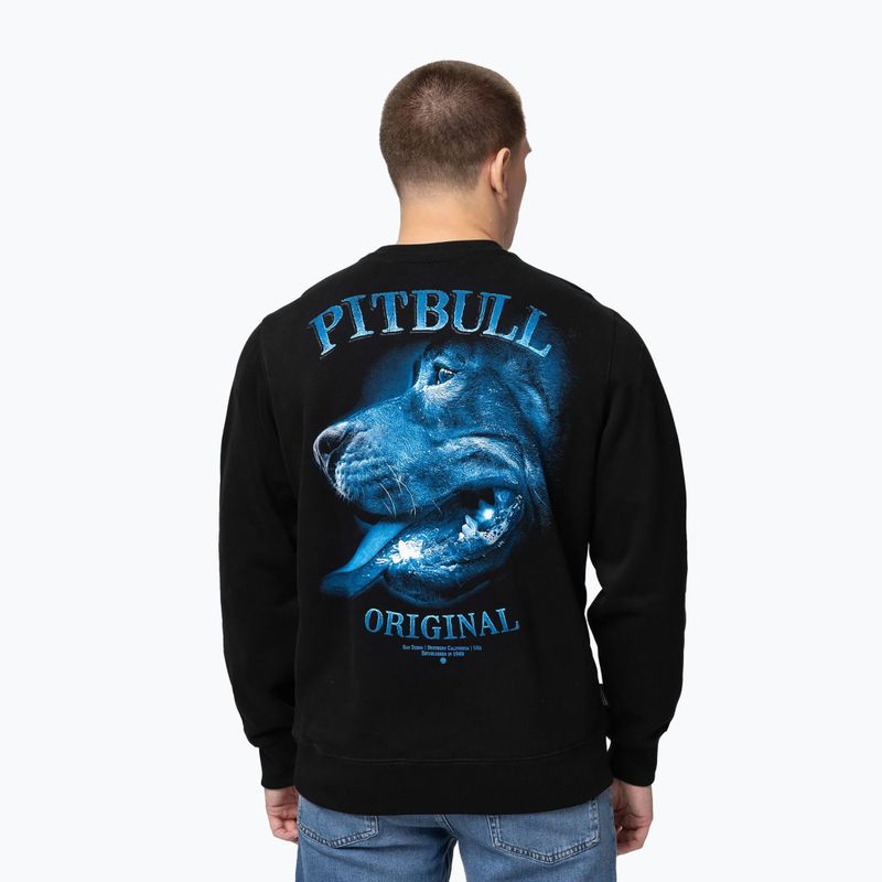 Bluza męska Pitbull Crewneck Midnight black 3