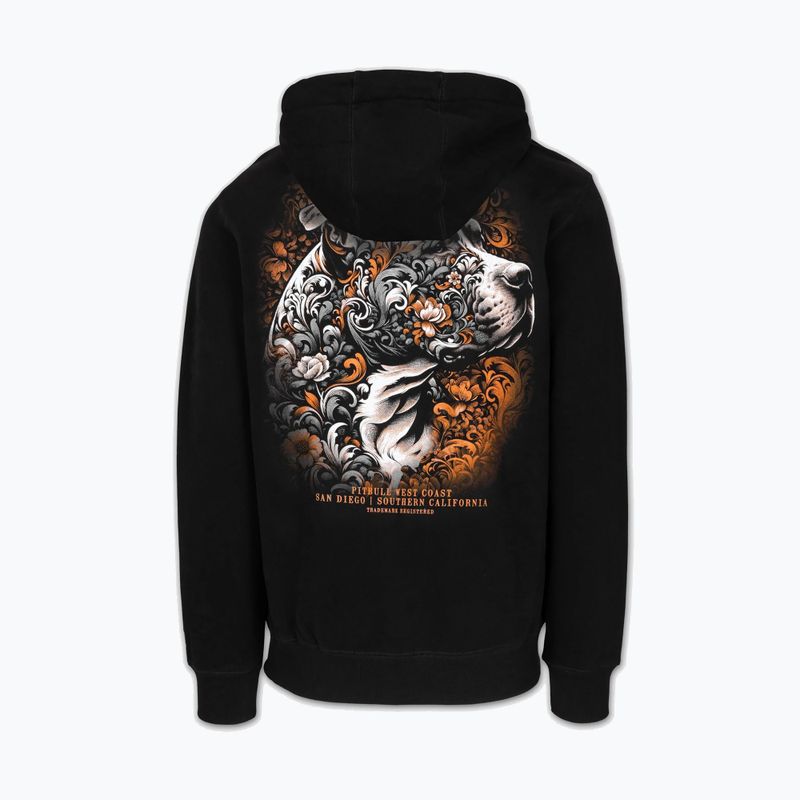 Bluza męska Pitbull Tattoo Hooded black 2
