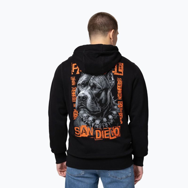 Bluza męska Pitbull Blacky Hooded black 2