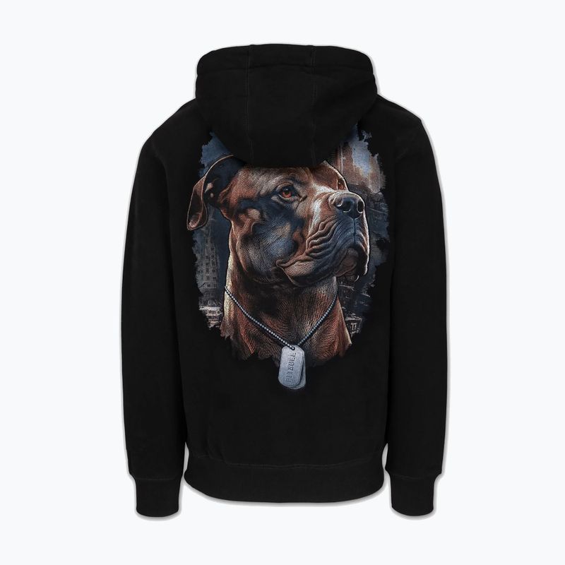 Bluza męska Pitbull Hero Hooded black 2