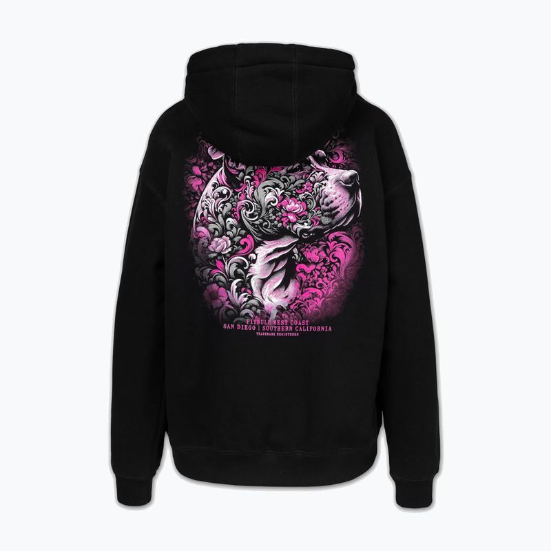 Bluza damska Pitbull Tattoo Hooded black 6