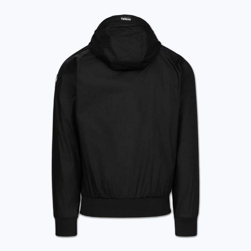 Kurtka męska Pitbull Athletic Logo Nylon Hooded black 6