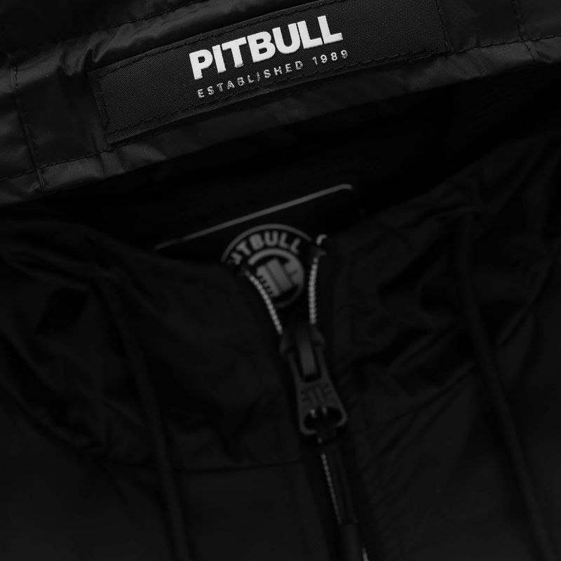 Kurtka męska Pitbull Athletic Logo Nylon Hooded black 9