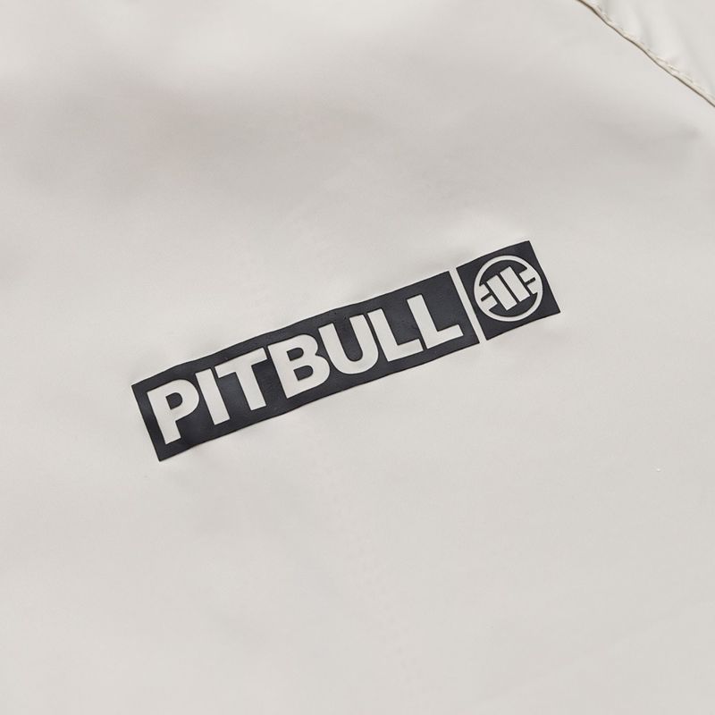 Kurtka męska Pitbull Athletic Logo Nylon Hooded light sand 9