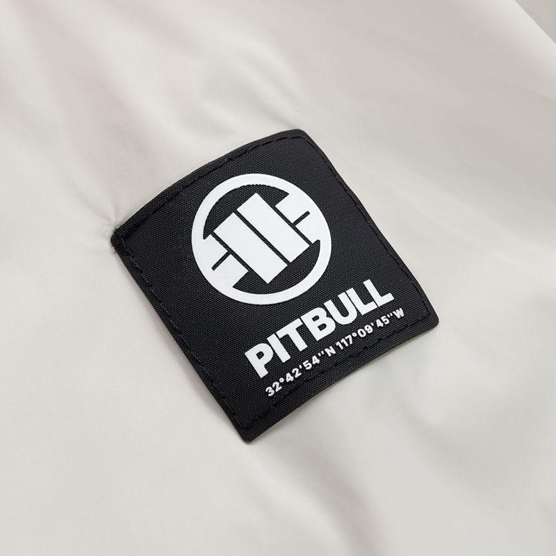 Kurtka męska Pitbull Athletic Logo Nylon Hooded light sand 10