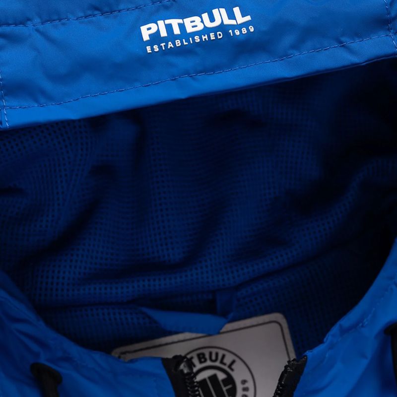 Kurtka męska Pitbull Athletic Tape Nylon Hooded electric blue 11