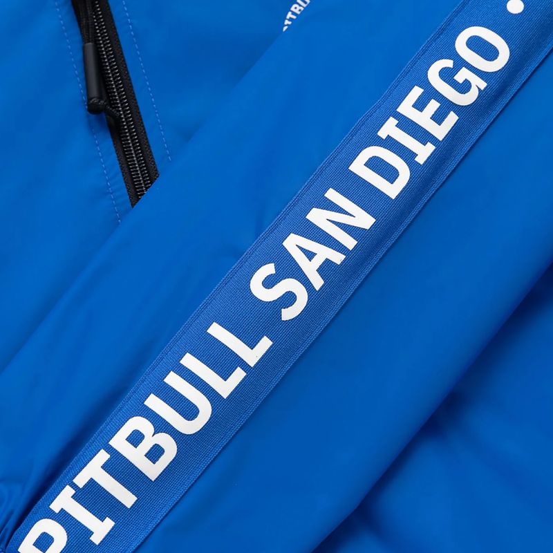 Kurtka męska Pitbull Athletic Tape Nylon Hooded electric blue 12