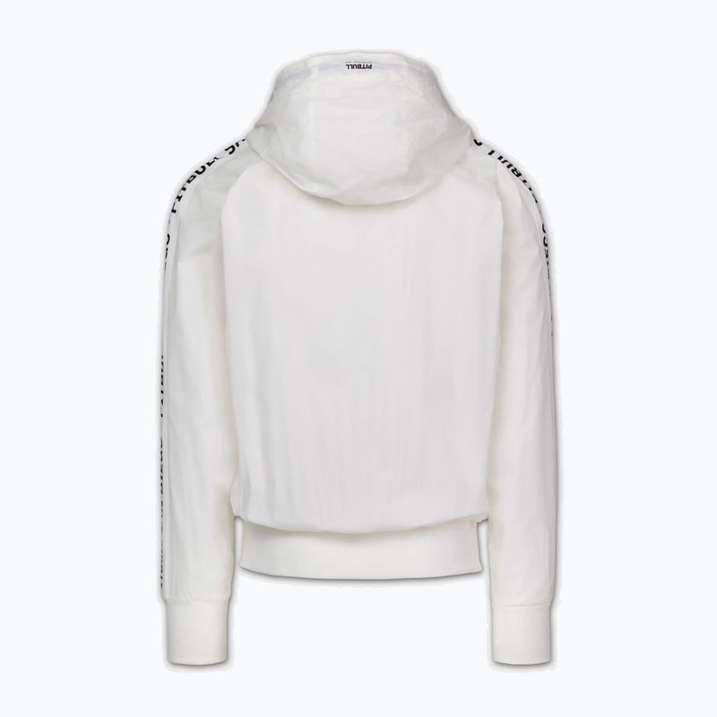 Kurtka męska Pitbull Athletic Tape Nylon Hooded off white 5