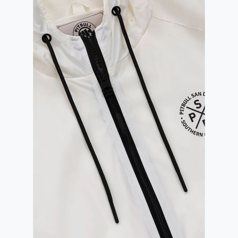 Kurtka męska Pitbull Athletic Tape Nylon Hooded off white 6