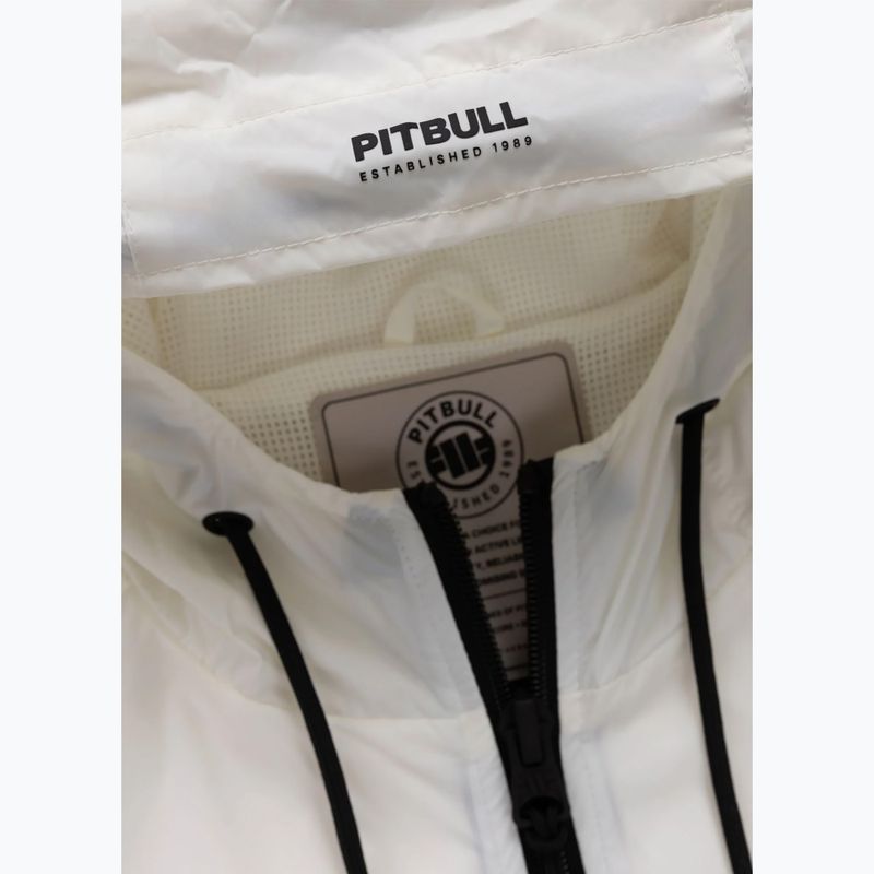 Kurtka męska Pitbull Athletic Tape Nylon Hooded off white 7