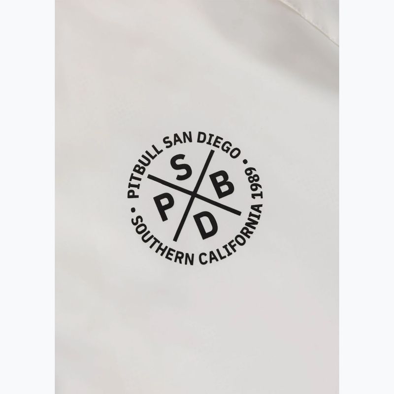 Kurtka męska Pitbull Athletic Tape Nylon Hooded off white 8