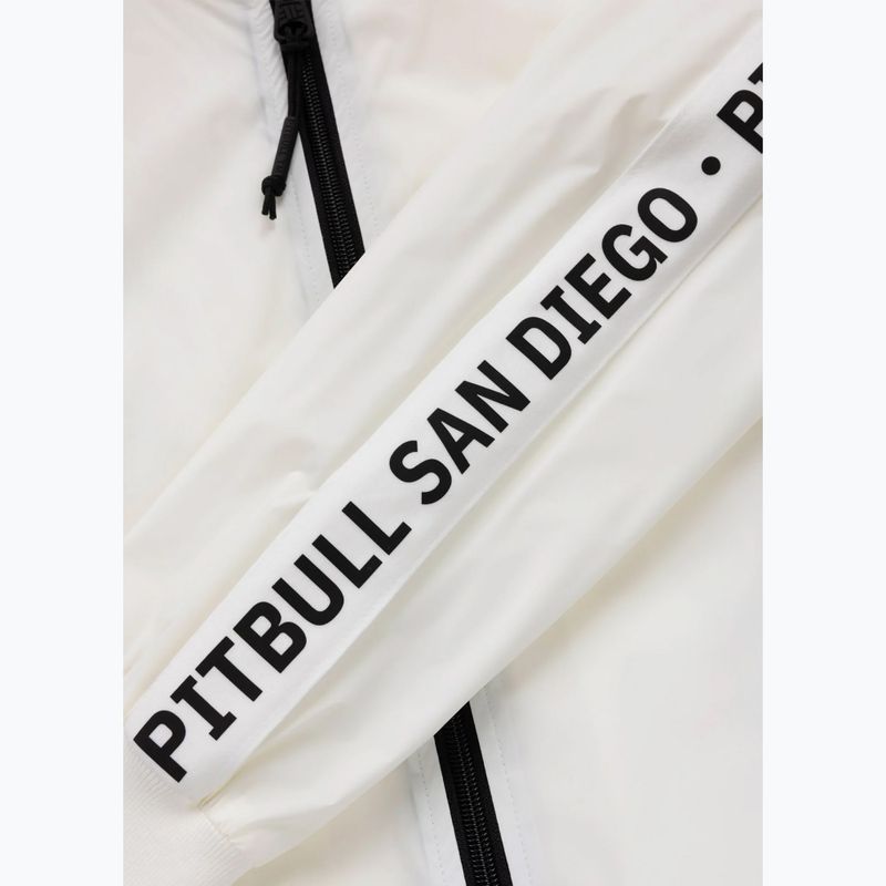 Kurtka męska Pitbull Athletic Tape Nylon Hooded off white 9