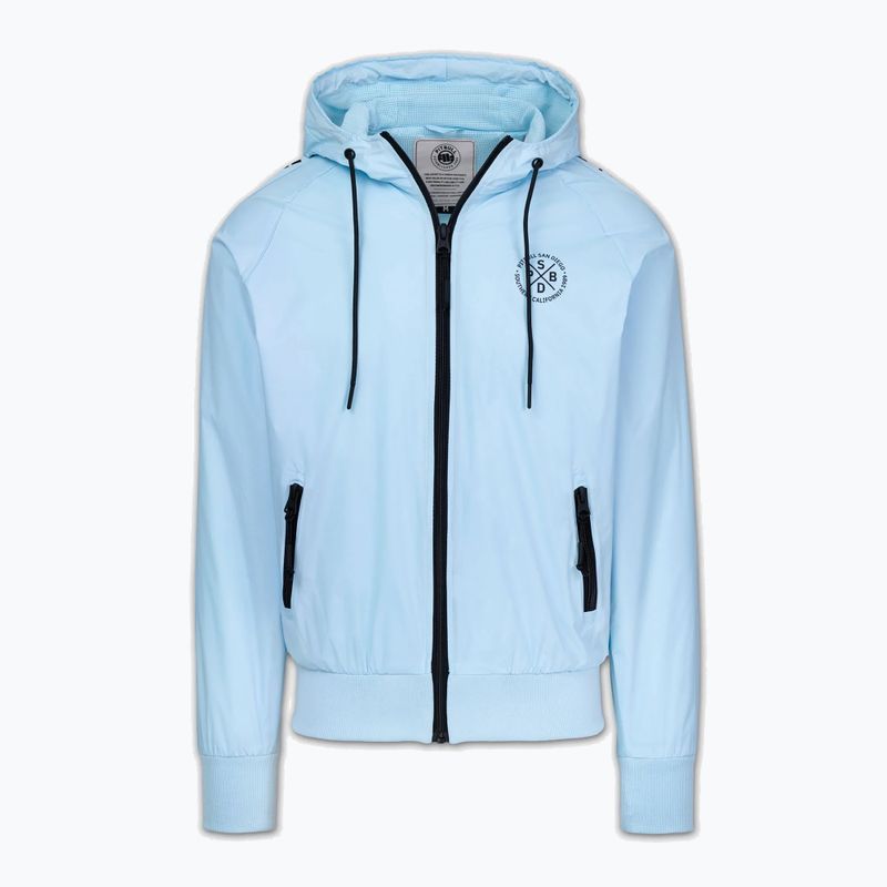 Kurtka męska Pitbull Athletic Tape Nylon Hooded light blue 5