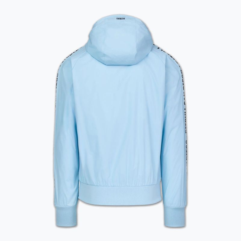 Kurtka męska Pitbull Athletic Tape Nylon Hooded light blue 6