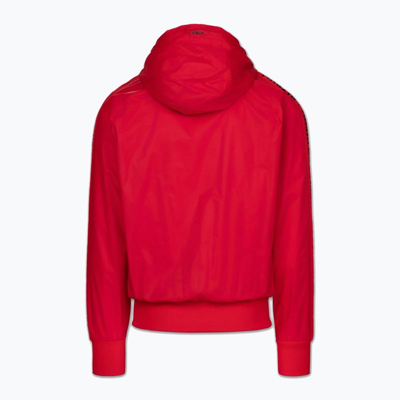 Kurtka męska Pitbull Athletic Tape Nylon Hooded red 7