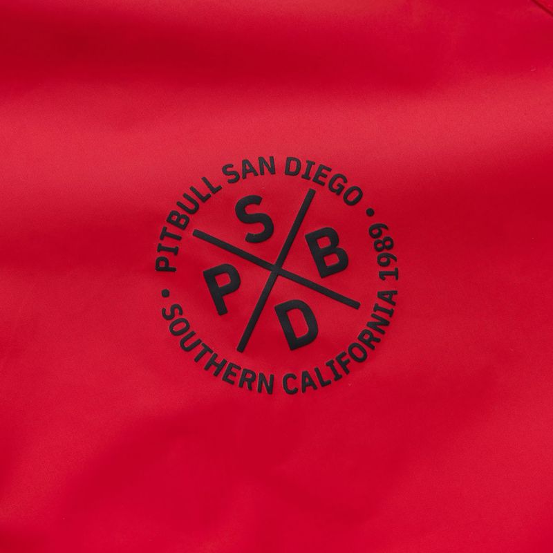 Kurtka męska Pitbull Athletic Tape Nylon Hooded red 10