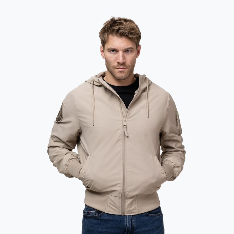Kurtka męska Pitbull Hooper Hooded sand 4