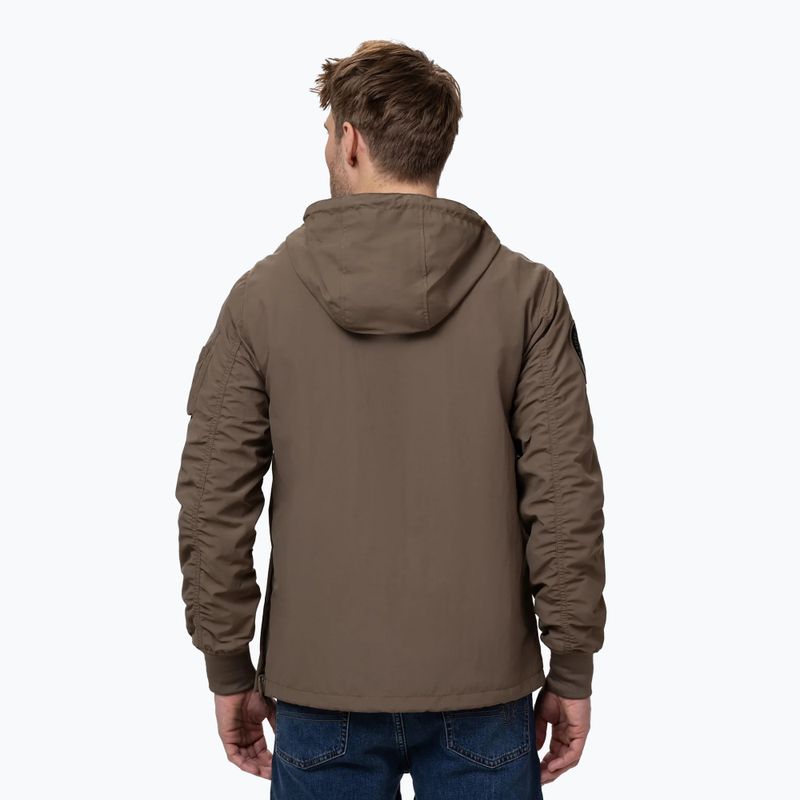 Kurtka męska Pitbull Meandro Kangaroo dark brown 3