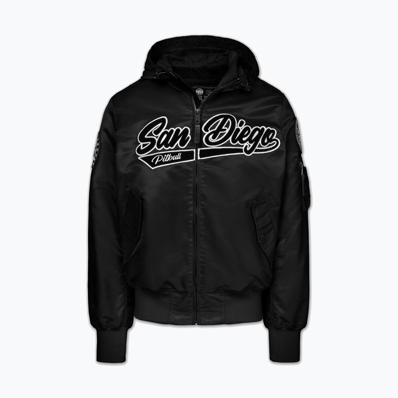 Kurtka męska Pitbull Aero Flight Hooded black 6