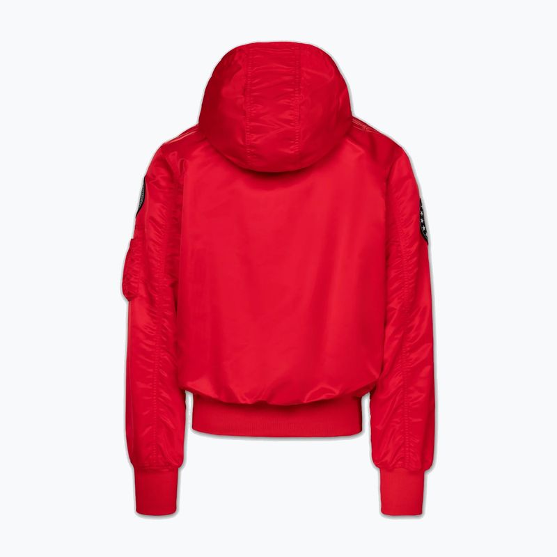 Kurtka męska Pitbull Aero Flight Hooded fluo/red 6
