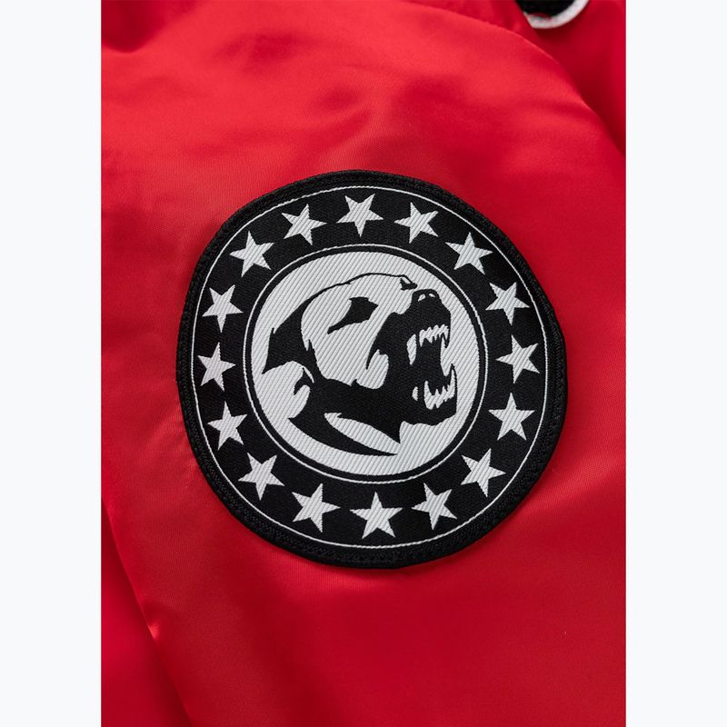 Kurtka męska Pitbull Aero Flight Hooded fluo/red 9