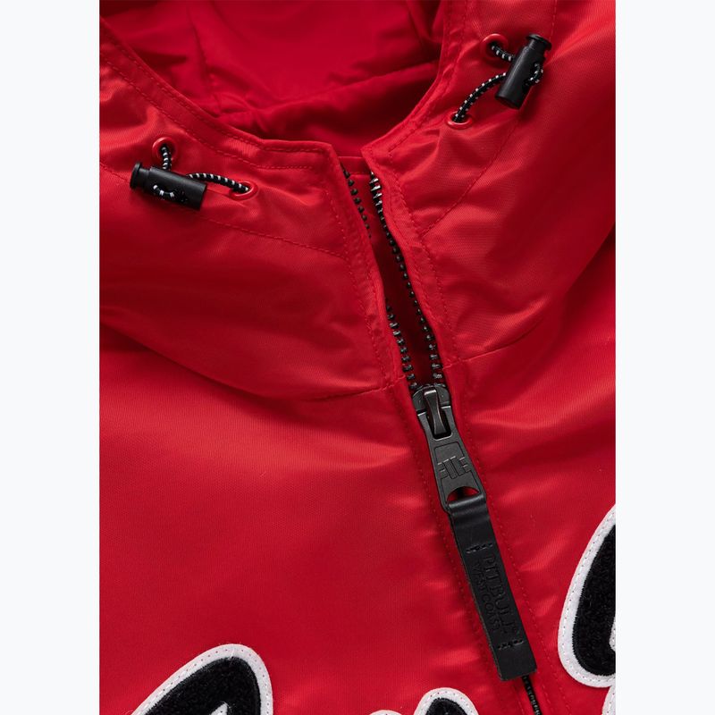 Kurtka męska Pitbull Aero Flight Hooded fluo/red 14