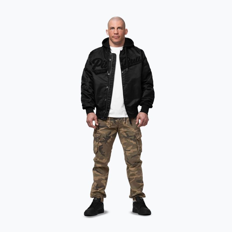Kurtka męska Pitbull Mason San Diego Baseball Hooded black 2