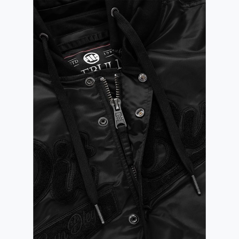 Kurtka męska Pitbull Mason San Diego Baseball Hooded black 7