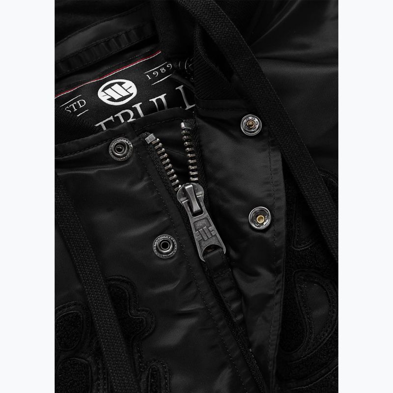 Kurtka męska Pitbull Mason San Diego Baseball Hooded black 8