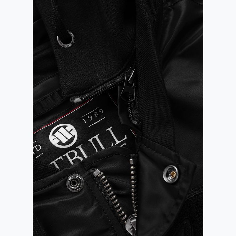 Kurtka męska Pitbull Mason San Diego Baseball Hooded black 9