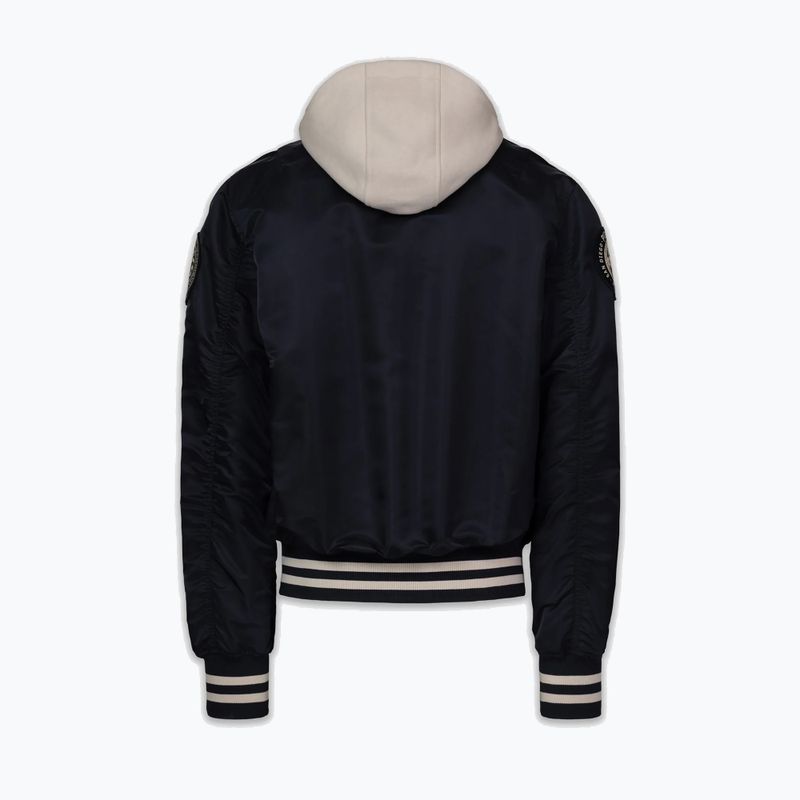 Kurtka męska Pitbull Mason San Diego Baseball Hooded dark navy/beige 5