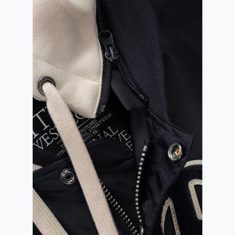 Kurtka męska Pitbull Mason San Diego Baseball Hooded dark navy/beige 10
