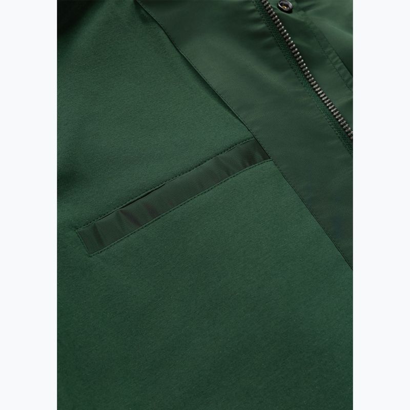 Kurtka męska Pitbull Mason San Diego Baseball Hooded bottle green/beige 13