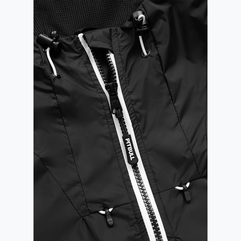 Kurtka damska Pitbull Aaricia Stripes Nylon Hooded black 5