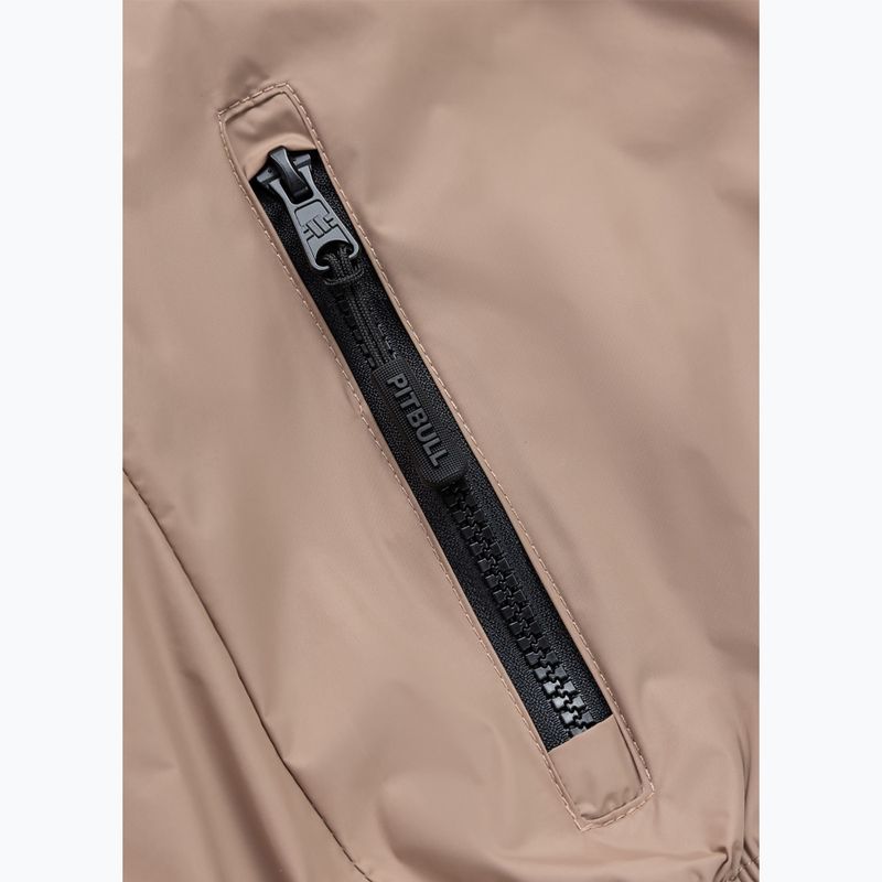 Kurtka damska Pitbull Aaricia Stripes Nylon Hooded dark sand 10