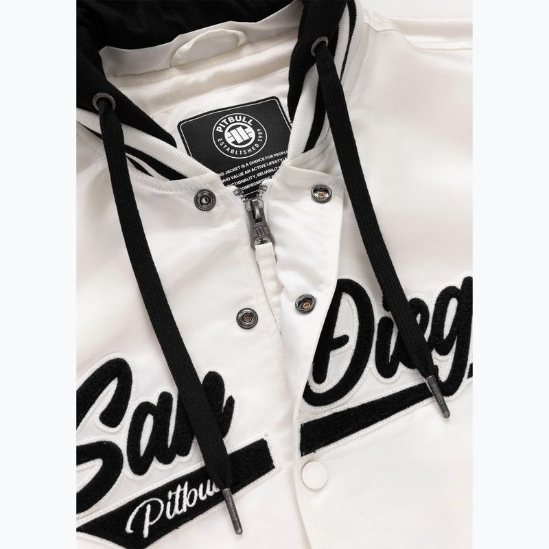 Kurtka damska Pitbull Angela San Diego Hooded Varsity off white 7