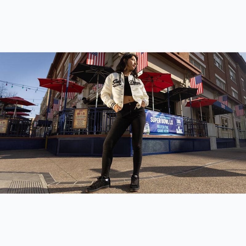 Kurtka damska Pitbull Angela San Diego Hooded Varsity off white 16