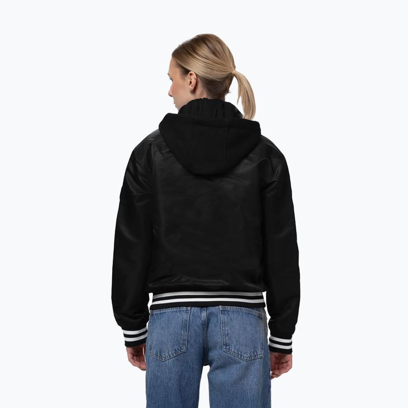 Kurtka damska Pitbull Angela San Diego Hooded Varsity black 3