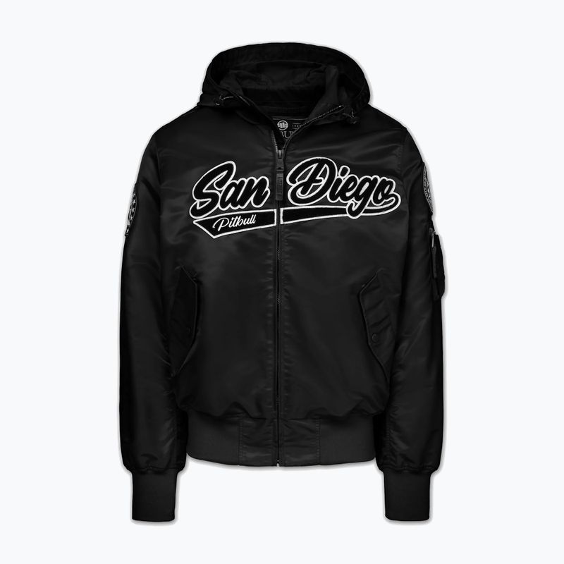 Kurtka damska Pitbull Angela San Diego Hooded Varsity black 6