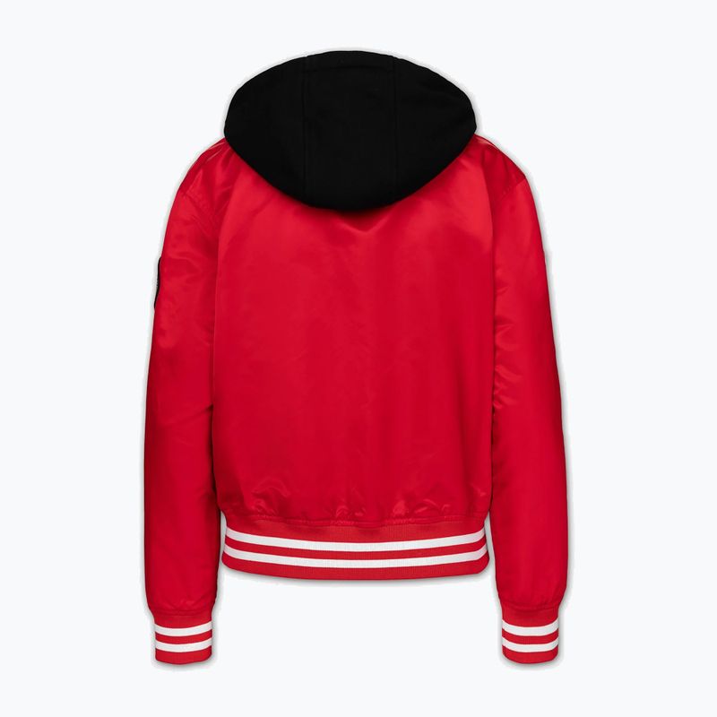 Kurtka damska Pitbull Angela San Diego Hooded Varsity fluo/red 7
