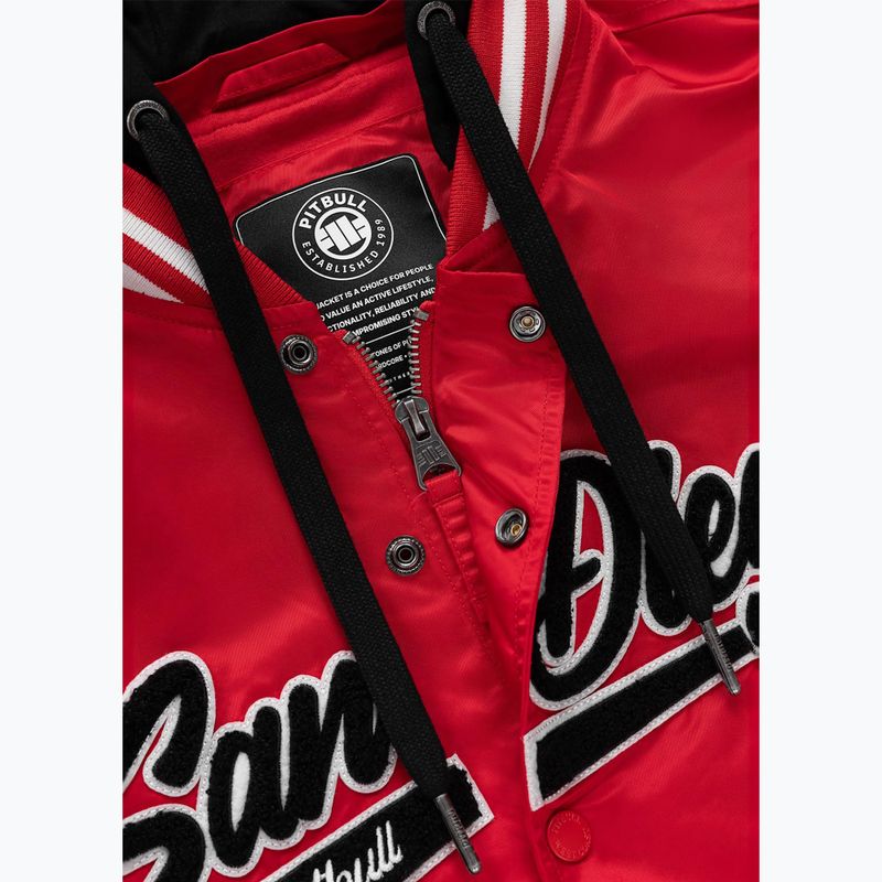 Kurtka damska Pitbull Angela San Diego Hooded Varsity fluo/red 8