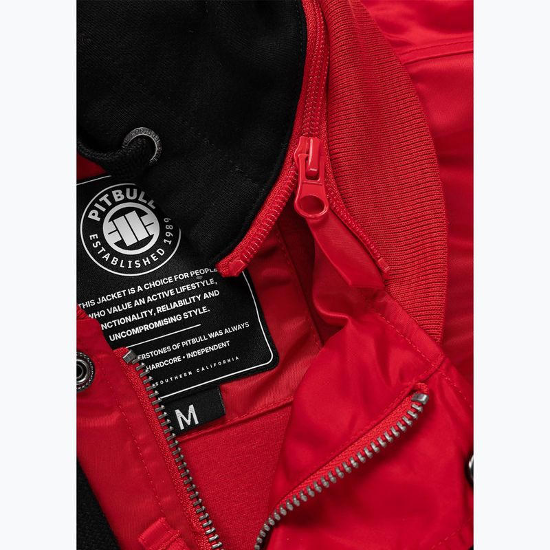 Kurtka damska Pitbull Angela San Diego Hooded Varsity fluo/red 13