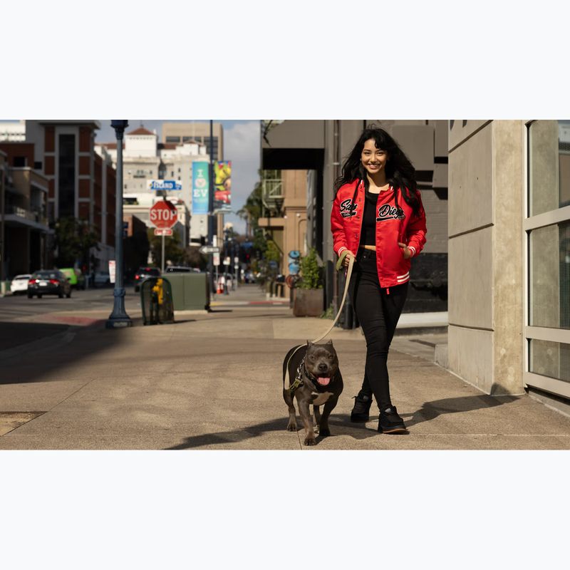 Kurtka damska Pitbull Angela San Diego Hooded Varsity fluo/red 17