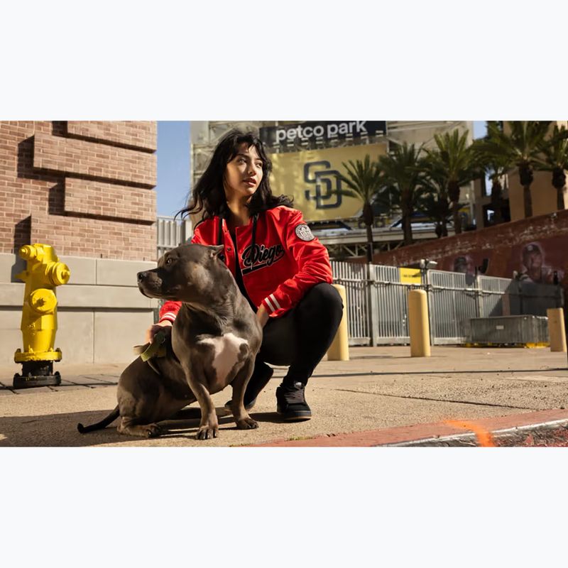 Kurtka damska Pitbull Angela San Diego Hooded Varsity fluo/red 19