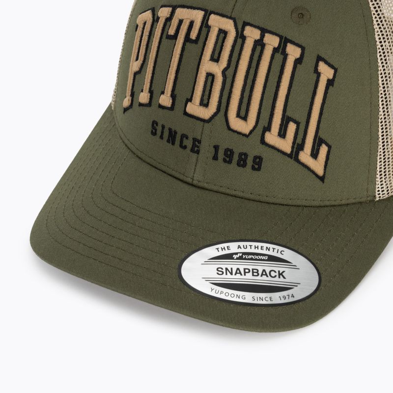 Czapka z daszkiem męska Pitbull Mesh "Pitbull Norton" Trucker Low Profile zielony 3