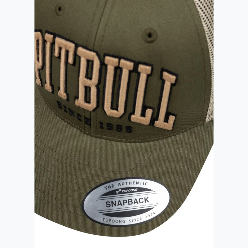 Czapka z daszkiem męska Pitbull Mesh "Pitbull Norton" Trucker Low Profile zielony 4