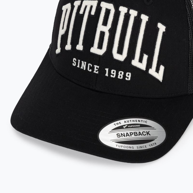 Czapka z daszkiem męska Pitbull Mesh "Pitbull Norton" Trucker Low Profile black/black 3