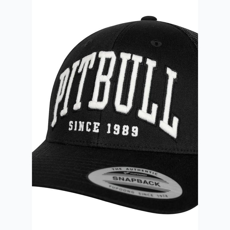 Czapka z daszkiem męska Pitbull Mesh "Pitbull Norton" Trucker Low Profile black/black 3